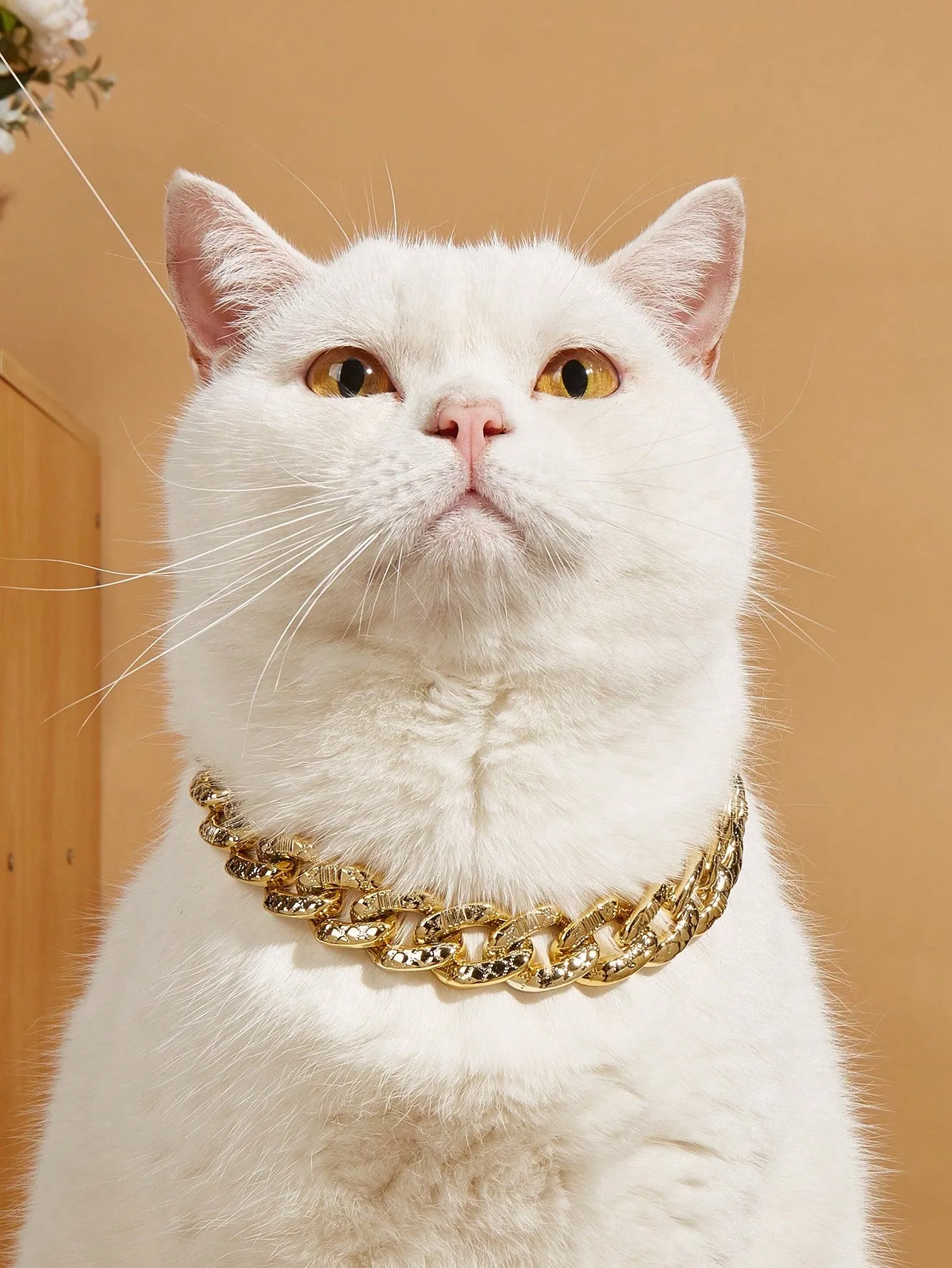 1pc Chain Design Pet Necklace For Dog And Cat For Decoration