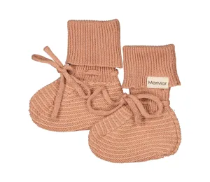 Abootie, Booties - Rose Brown Stripe
