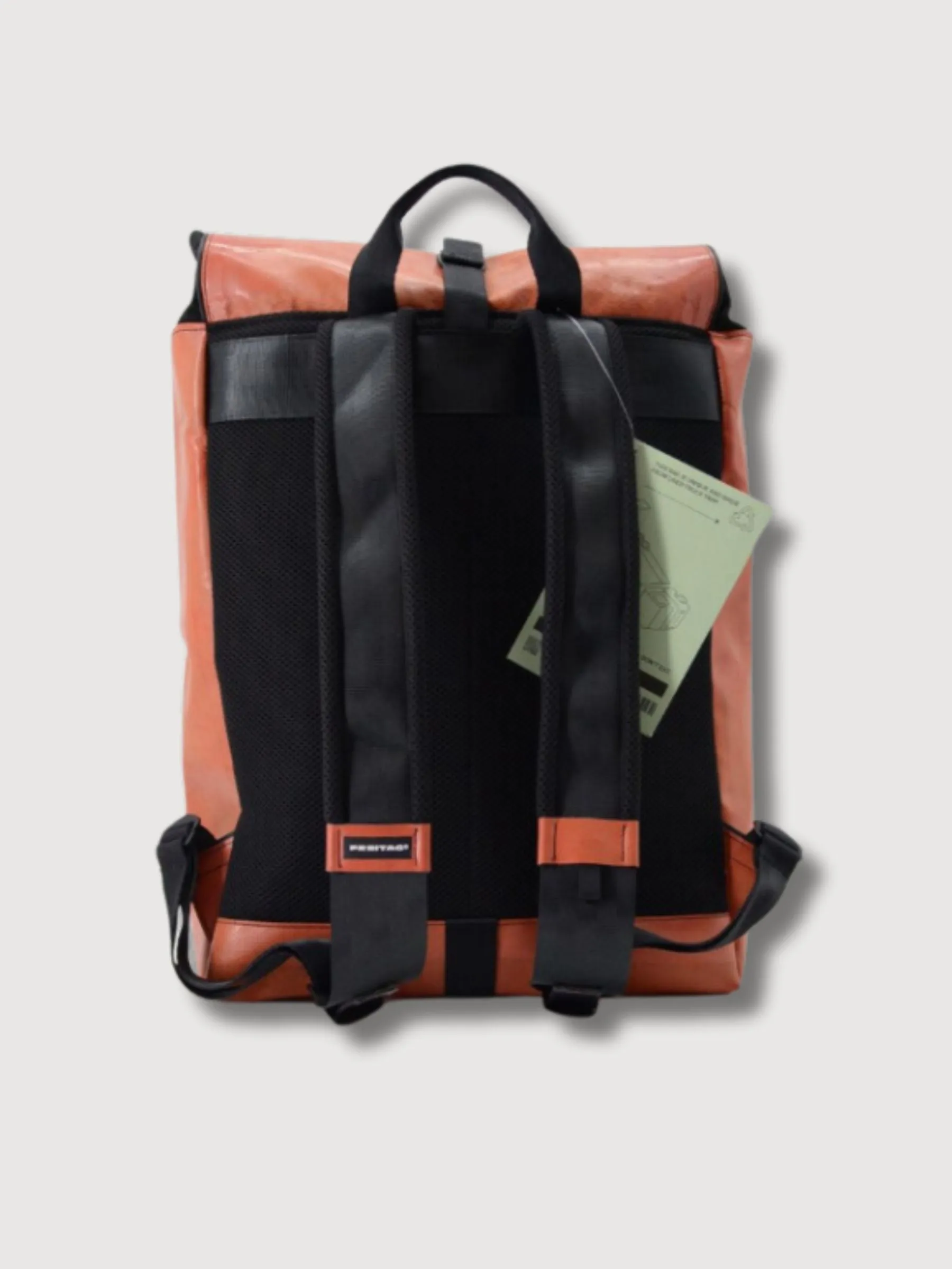 Backpack F155 Clapton Orange In Used Truck Tarps | Freitag