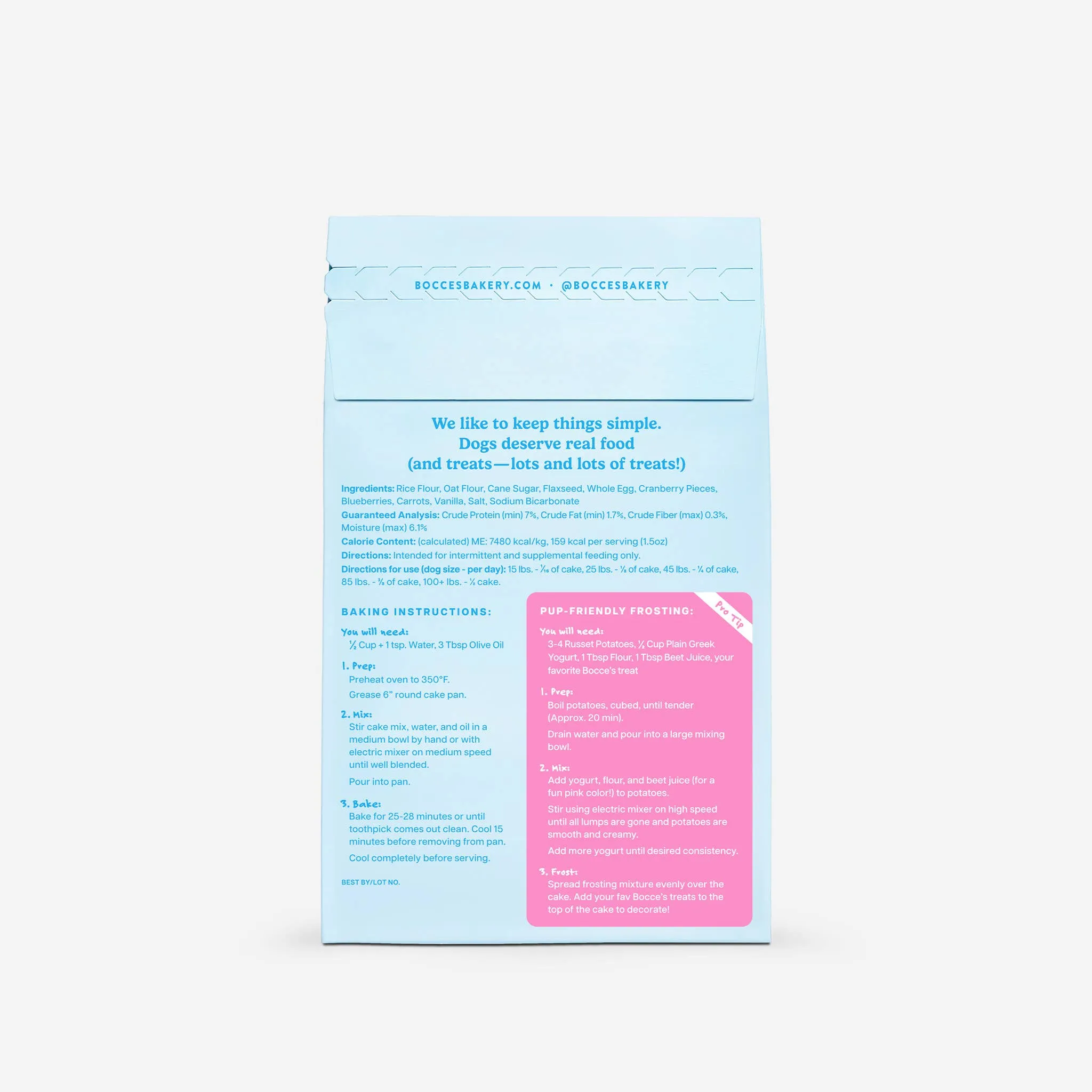 Birthday Cake Mix for Dogs, 9oz