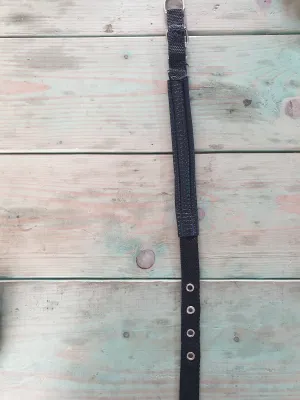 Black Leather Collar