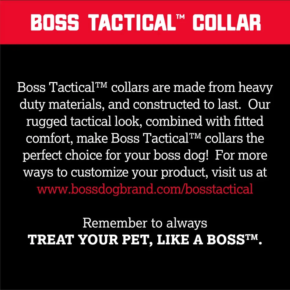 Boss Dog® Boss Tactical™ Camo Orange Adjustable Collar
