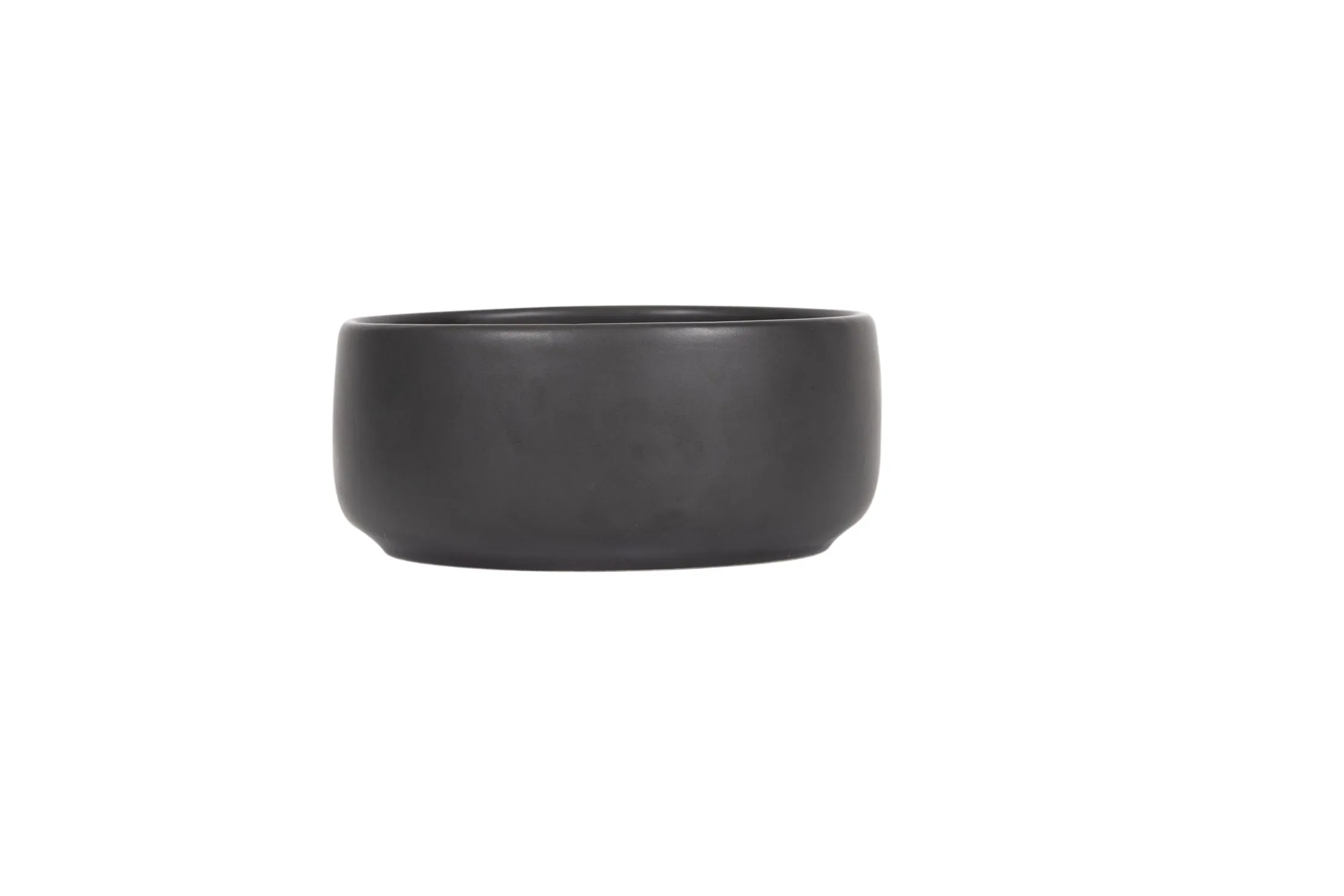 Ceramic Handmade Dog Bowl - Black 800ml