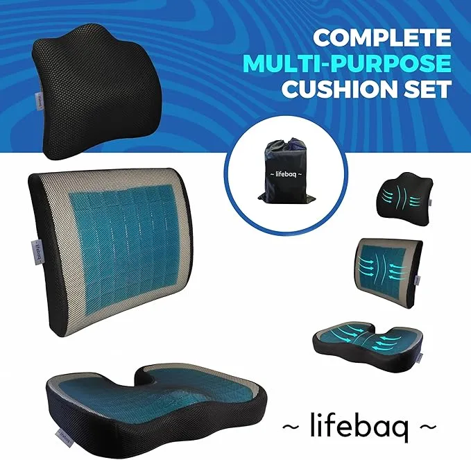 Chair Seat Cushions Memory Foam, Cushion Set