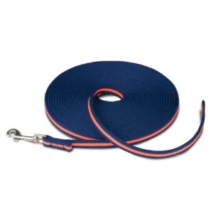 Coachi Navy & Coral Dog Training Lead - 10m