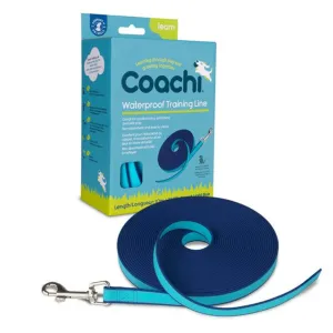 Coachi Waterproof Training 10m Long-Line Lead in Navy & Blue