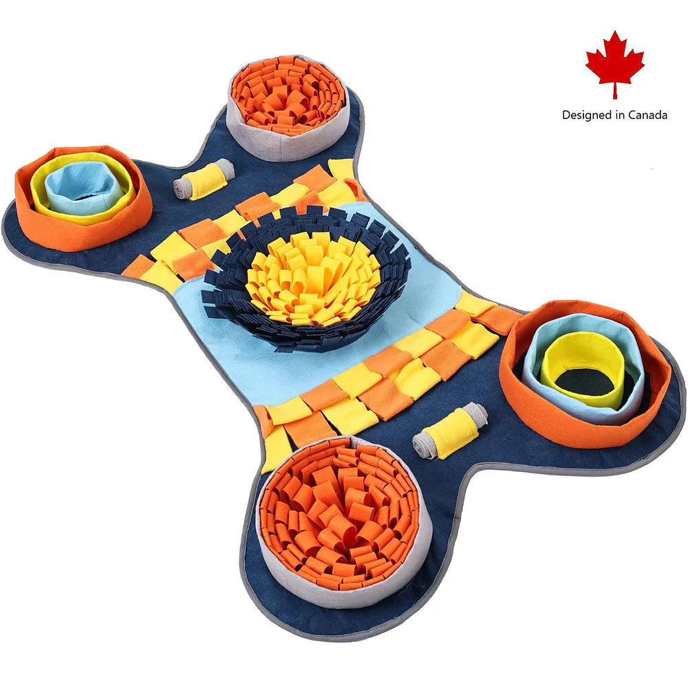 Copy of Challenger Bone Snuffle Mat (Blue & Orange)