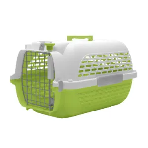 Dogit Voyageur Dog Carrier - Green-White - Small - 48.3 cm L x 32.6 cm W x 28 cm H  (19 in x 12.8 in x 11 in)