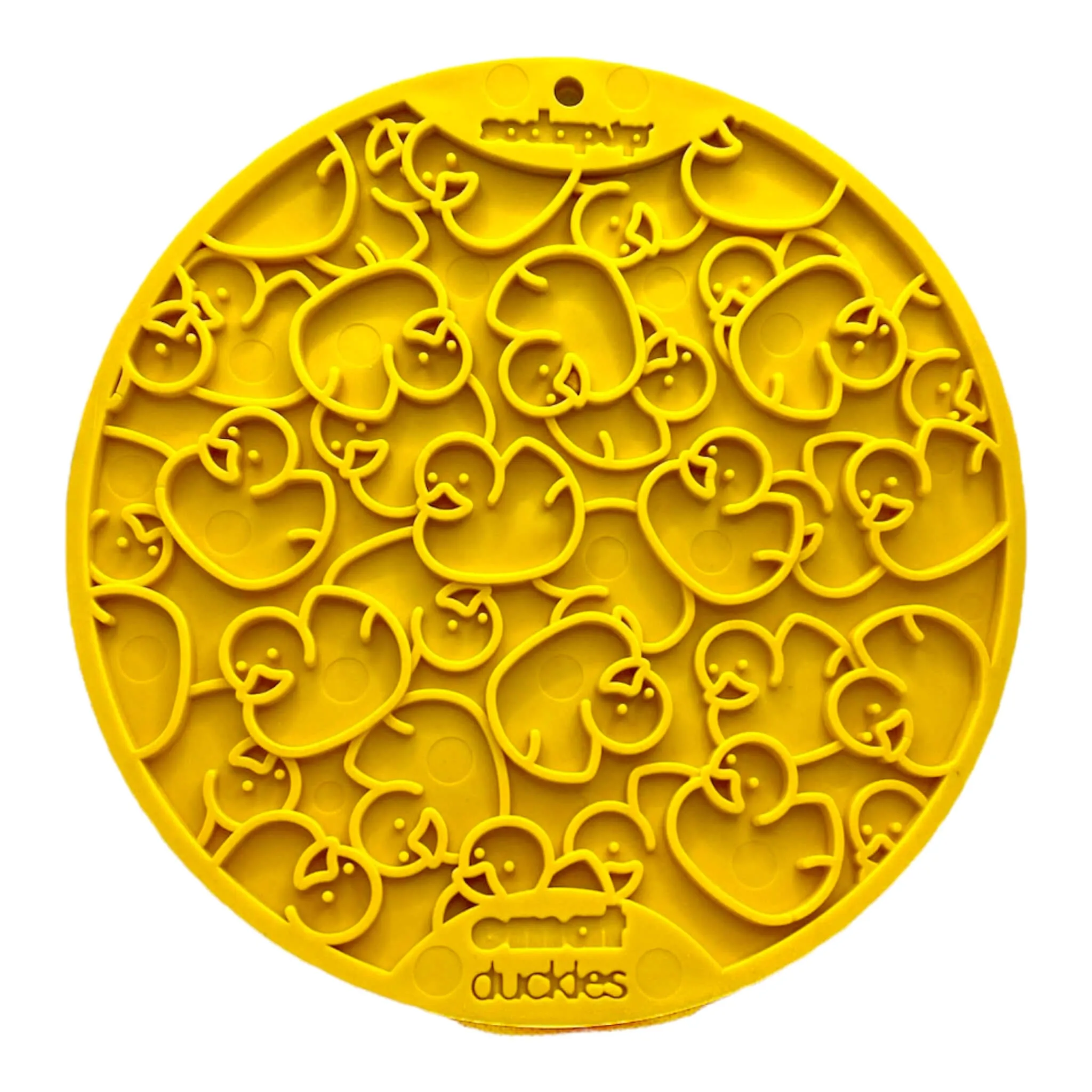 Duckies Design Enrichment Licking Mat with Suction Cups