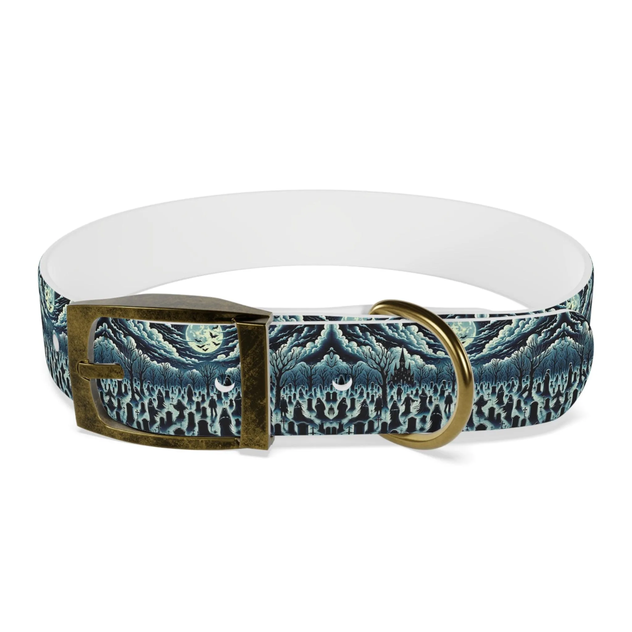 Graveyard Glow Dog Collar