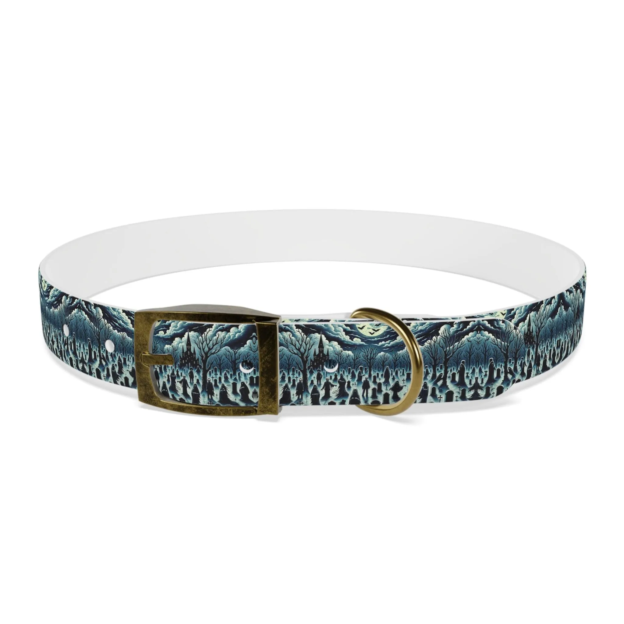 Graveyard Glow Dog Collar