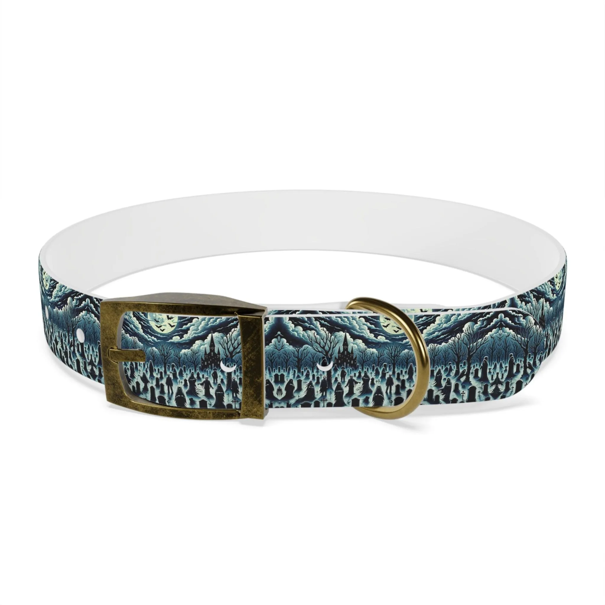 Graveyard Glow Dog Collar