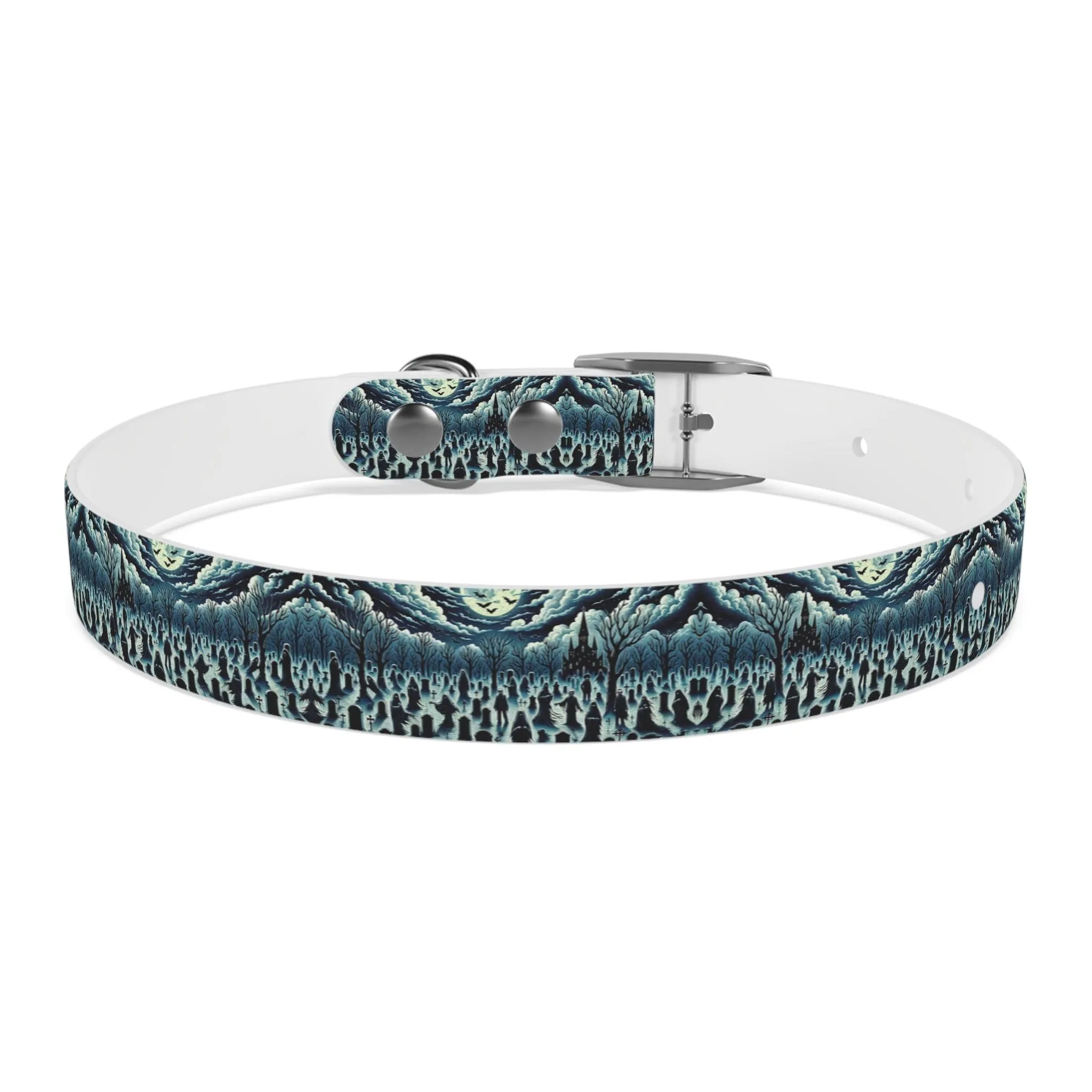 Graveyard Glow Dog Collar