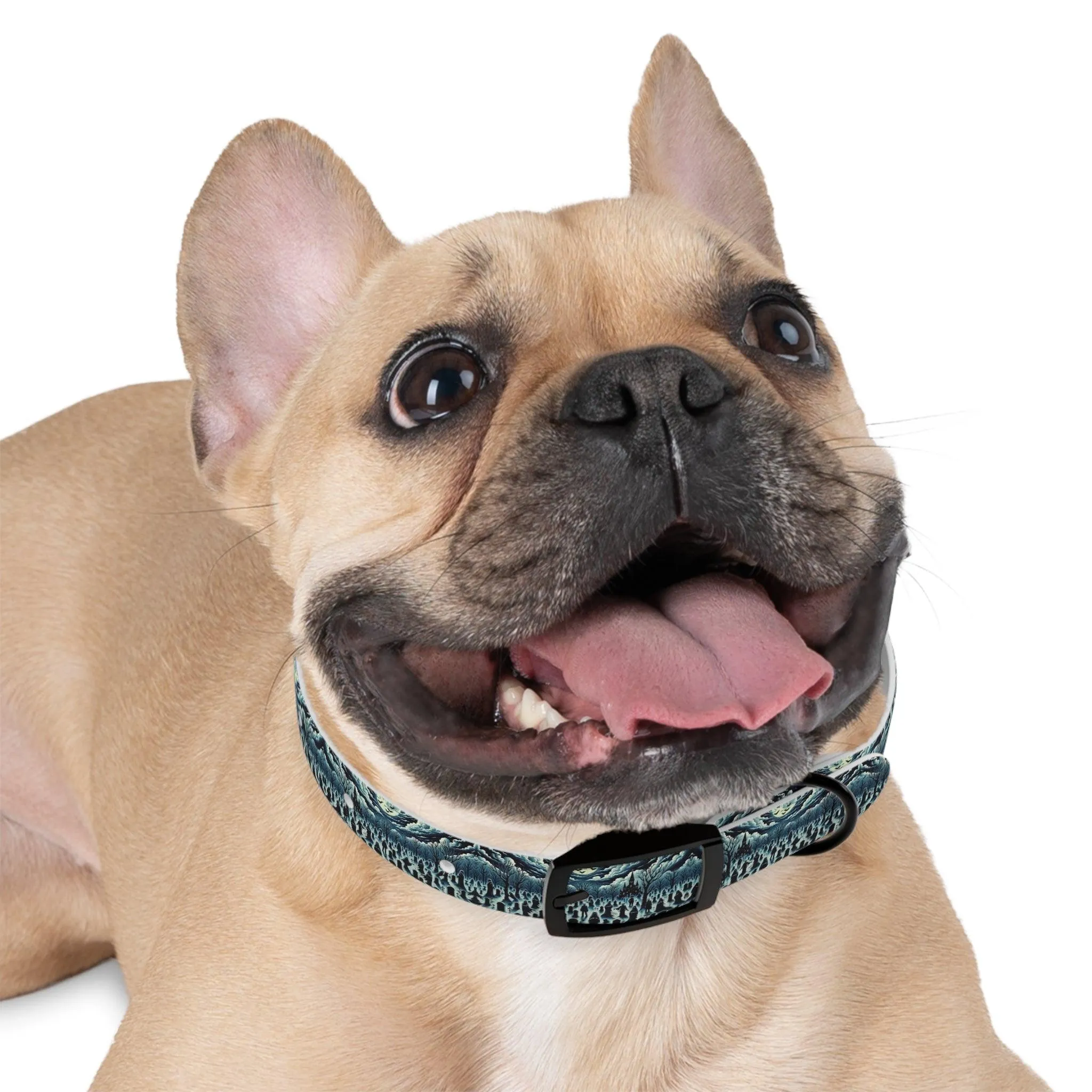 Graveyard Glow Dog Collar