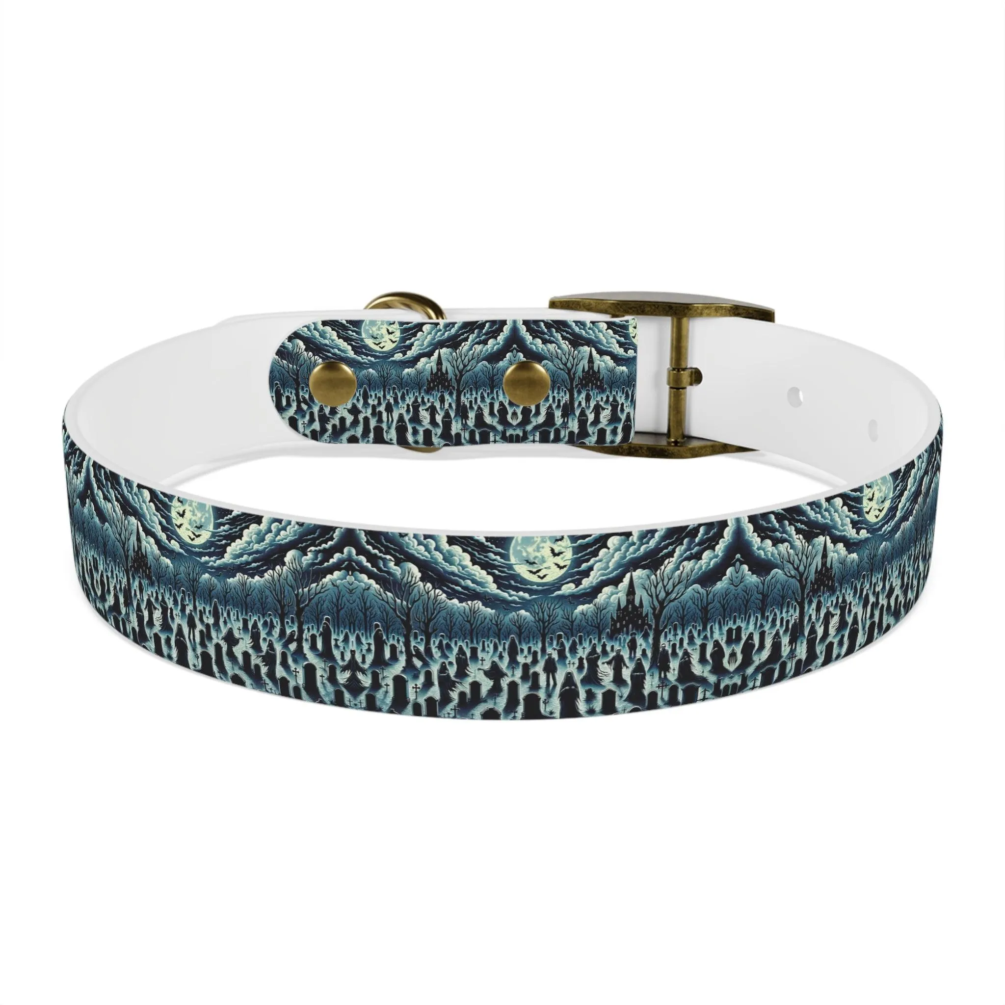 Graveyard Glow Dog Collar