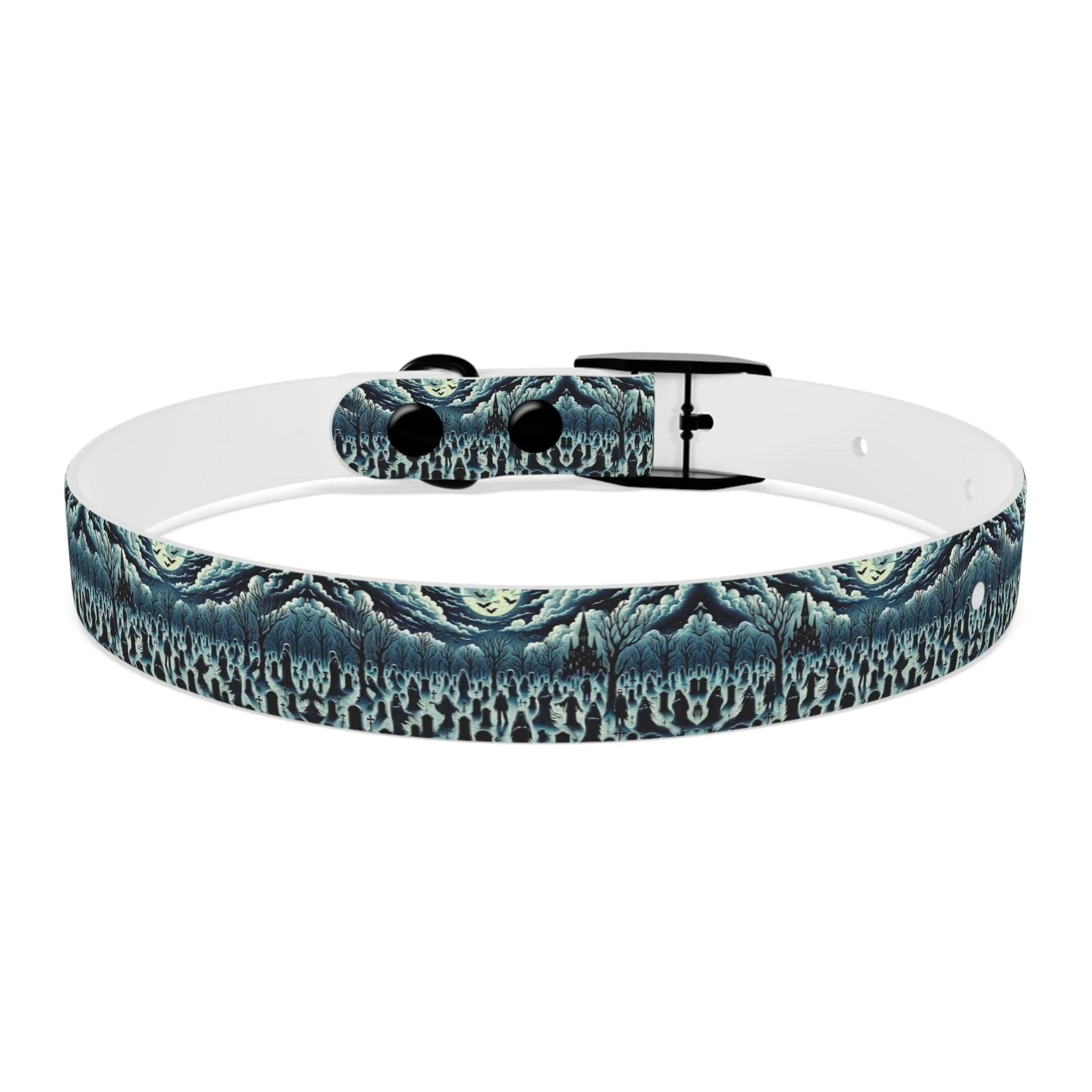 Graveyard Glow Dog Collar