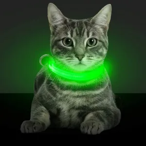 Green Glowing Cat Collar