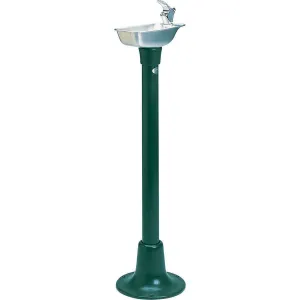 Halsey Taylor 74046162180 Outdoor Cast Iron Ftn Non-Filtered Non-Refrigerated Forest Green