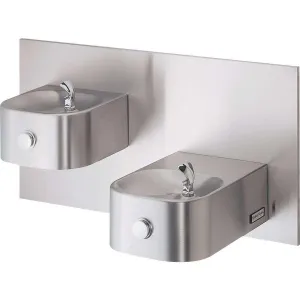 Halsey Taylor 7633008883 Contour Bi-Level Ftn Non-Filtered Non-Refrigerated FR Stainless