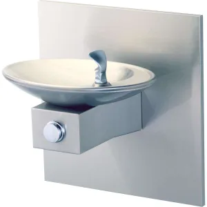 Halsey Taylor 7634008783 OVL-II Single Fountain Non-Filtered Non-Refrigerated FR Stainless