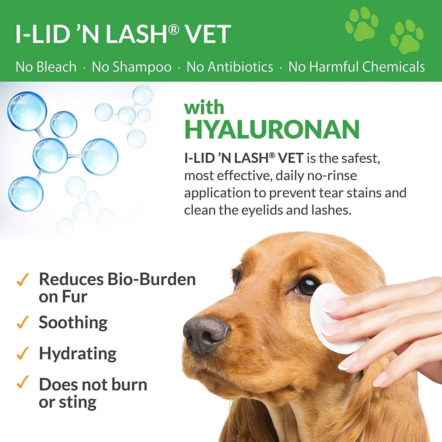 I-LID 'N LASH Vet Wipes