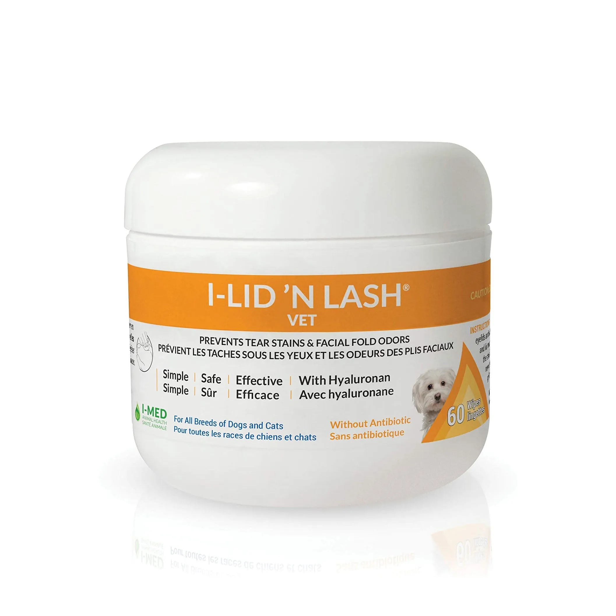 I-LID 'N LASH Vet Wipes
