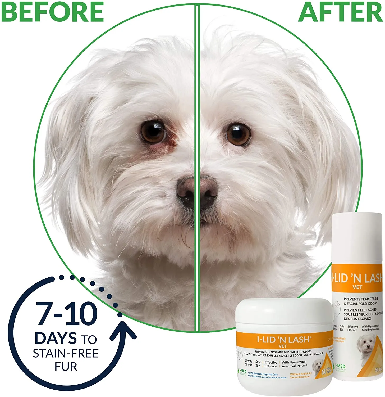 I-LID 'N LASH Vet Wipes
