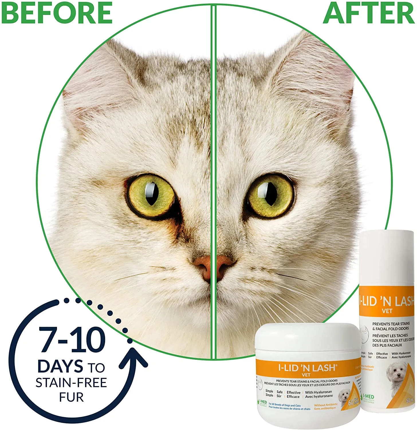 I-LID 'N LASH Vet Wipes