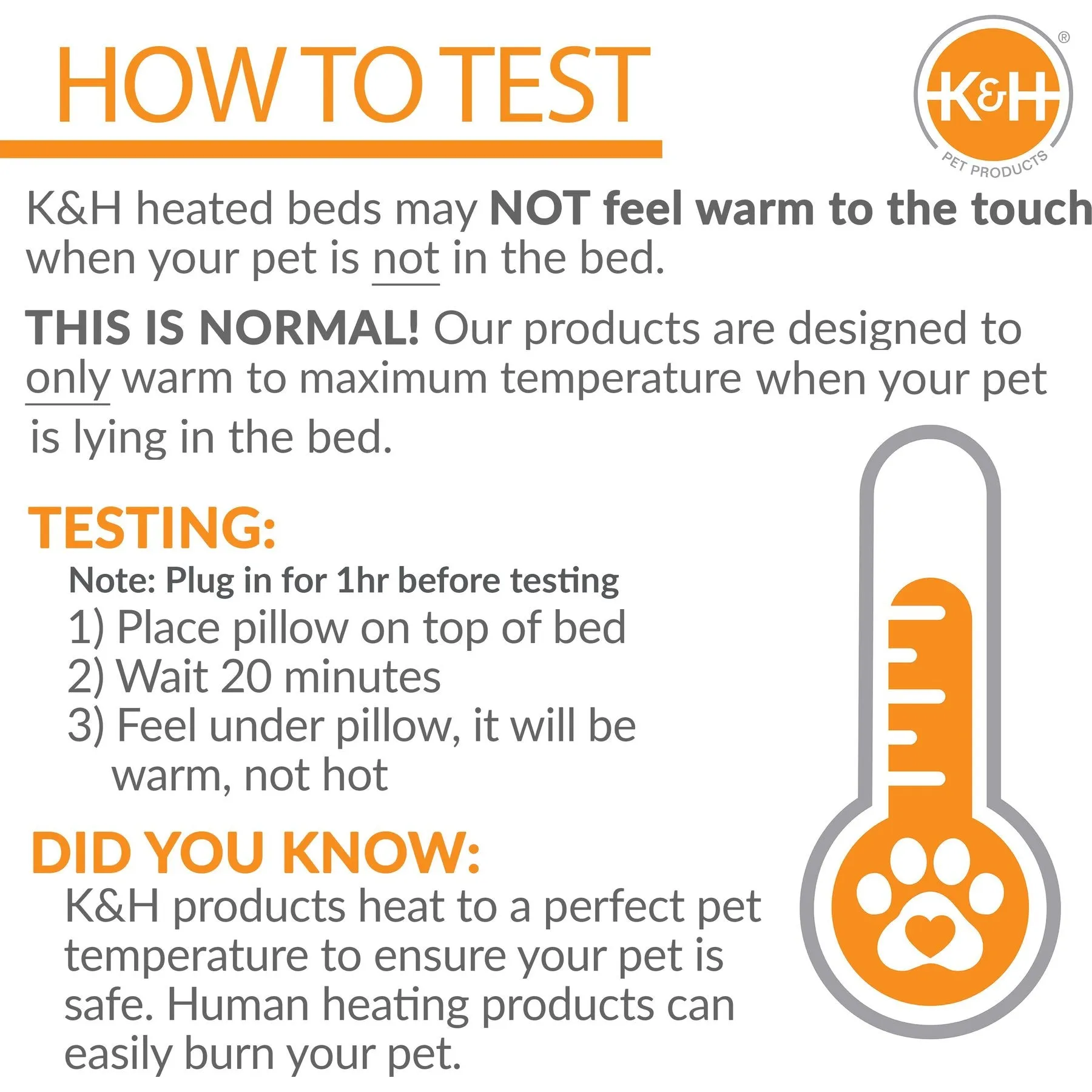 K&H Pet Products Original Lectro-Kennel Outdoor Heated Dog Pad with Cover