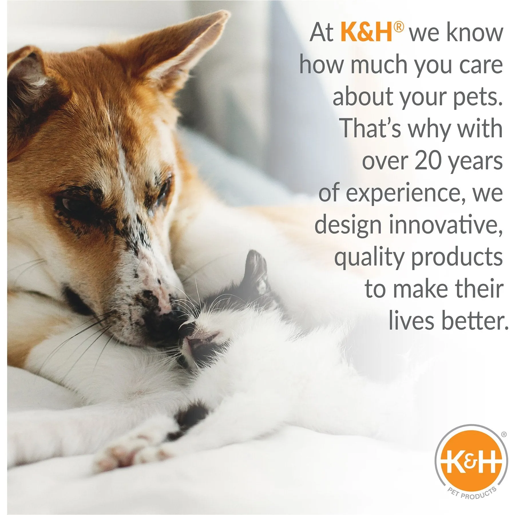 K&H Pet Products Original Lectro-Kennel Outdoor Heated Dog Pad with Cover