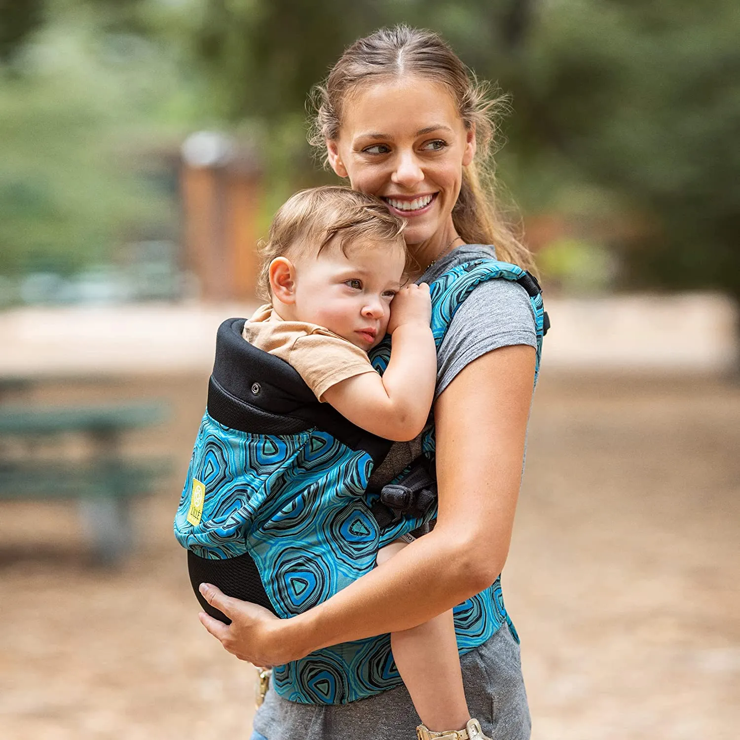 LILLEbaby 3-in-1 Ergonomic CarryOn Airflow Blue Agate Toddler Carrier