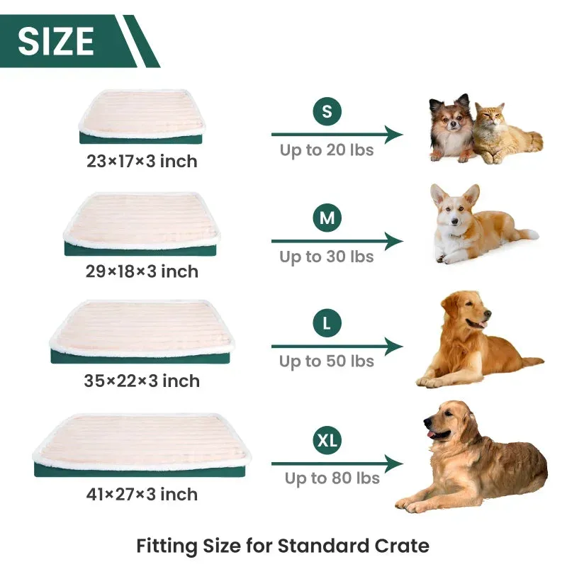 Orthopedic Dog Bed with Plush Cover – Comfort & Support