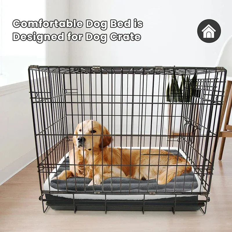 Orthopedic Dog Bed with Plush Cover – Comfort & Support