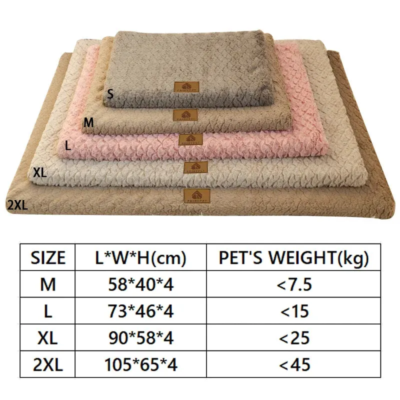 Orthopedic Dog Bed with Plush Cover – Comfort & Support