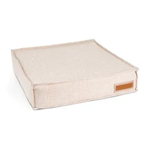 Orthopedic Lounger Small Pet Bed - Puppy Belly Pink