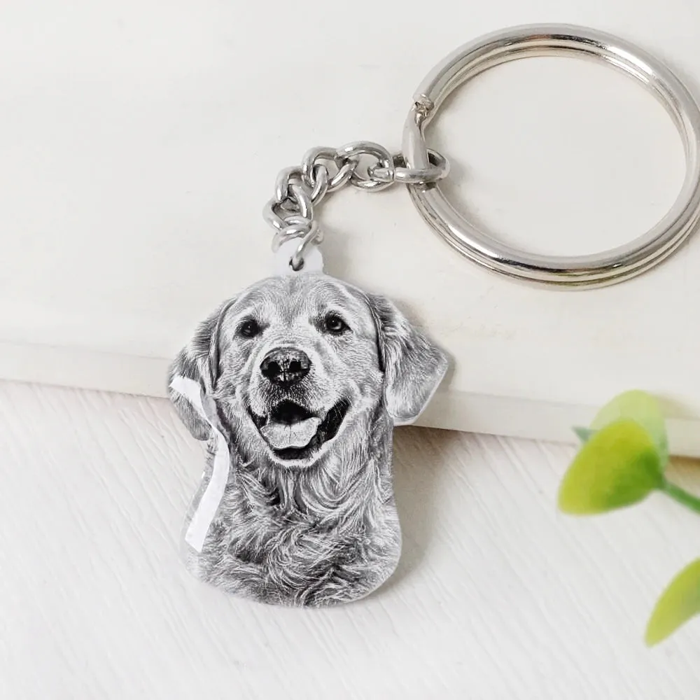 Personalized Pet Photo Keychain