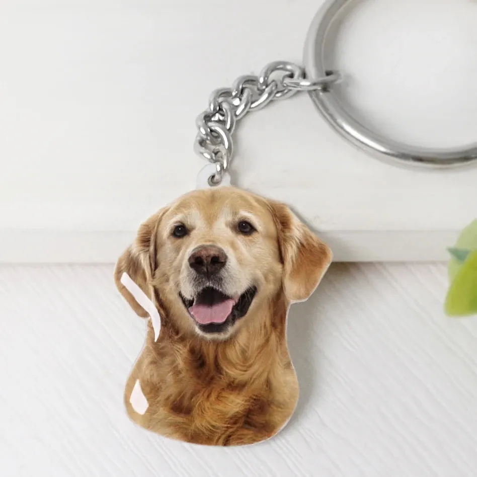Personalized Pet Photo Keychain