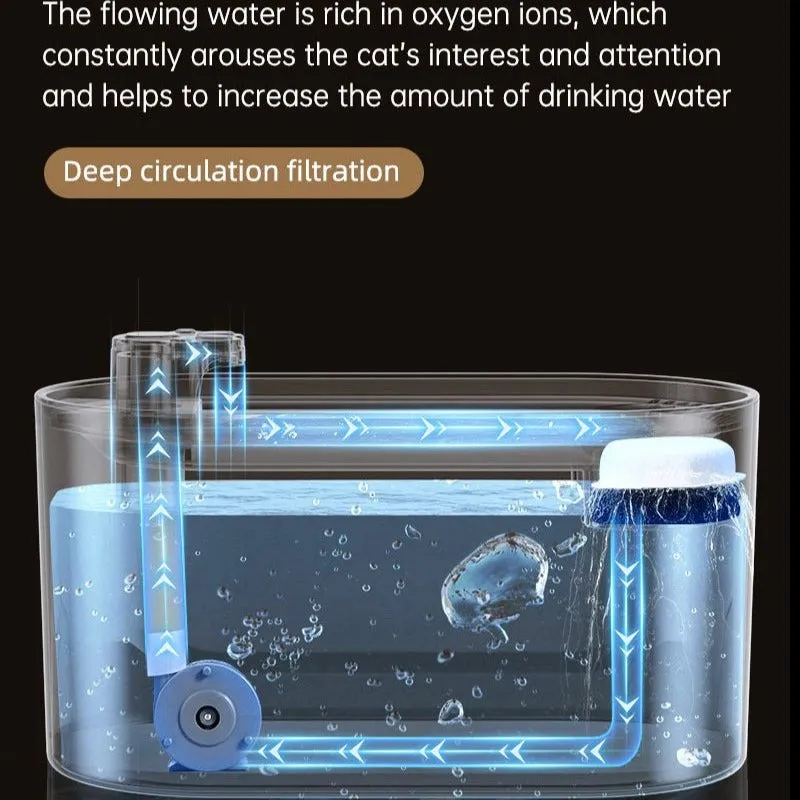 Pet Filtered Water Fountain Dispenser