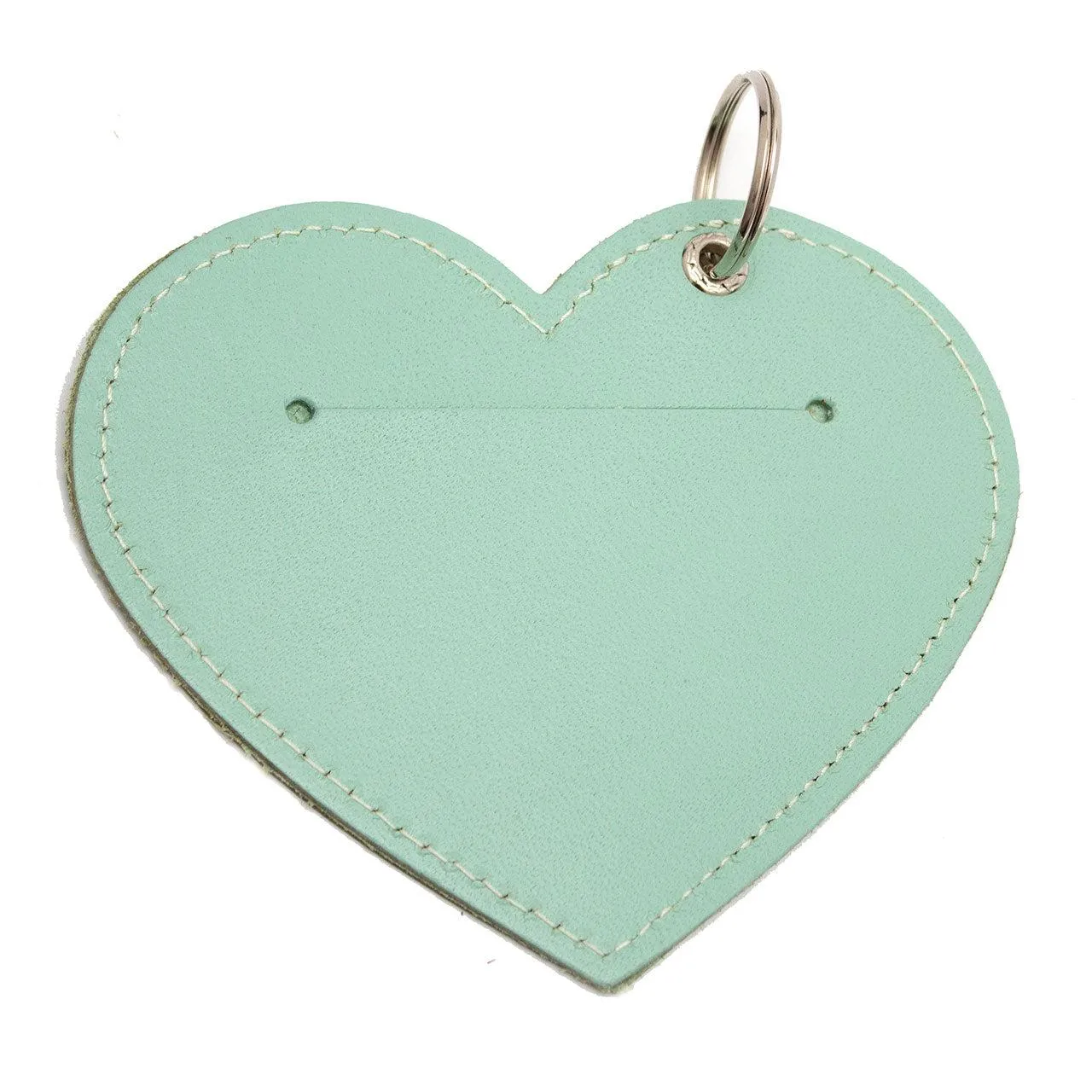 Poo Pouch Heart 'Mint Leather'