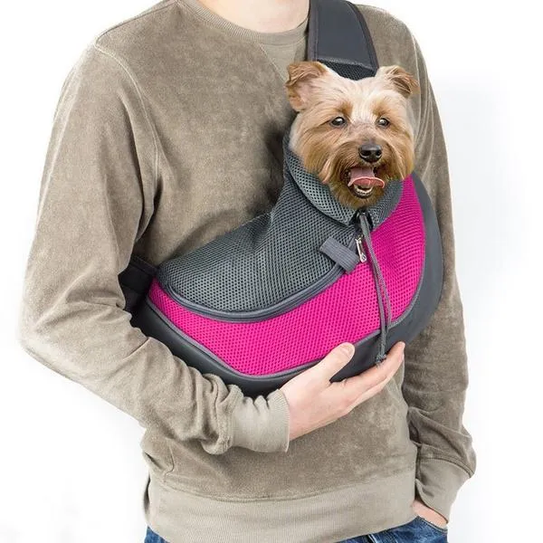 Portable Mesh Breathable Pet Sling Backpacks