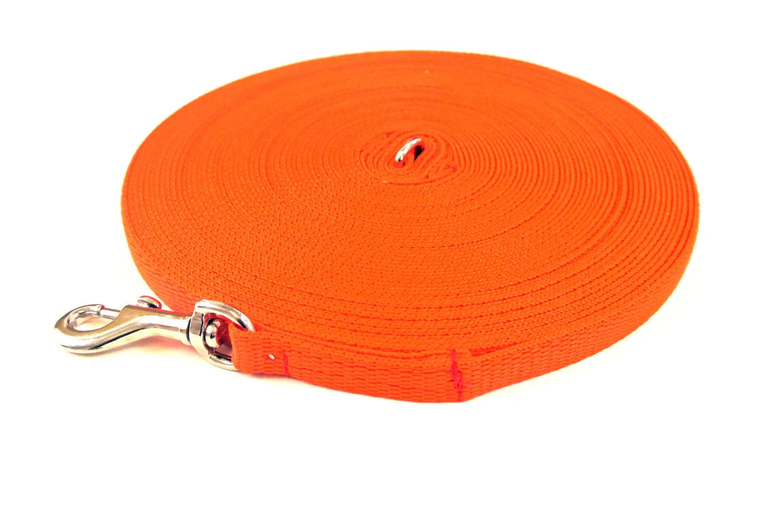 Puppy Dog Training Leads In 19 Colours 13mm Webbing 30ft - 100ft Long Leash