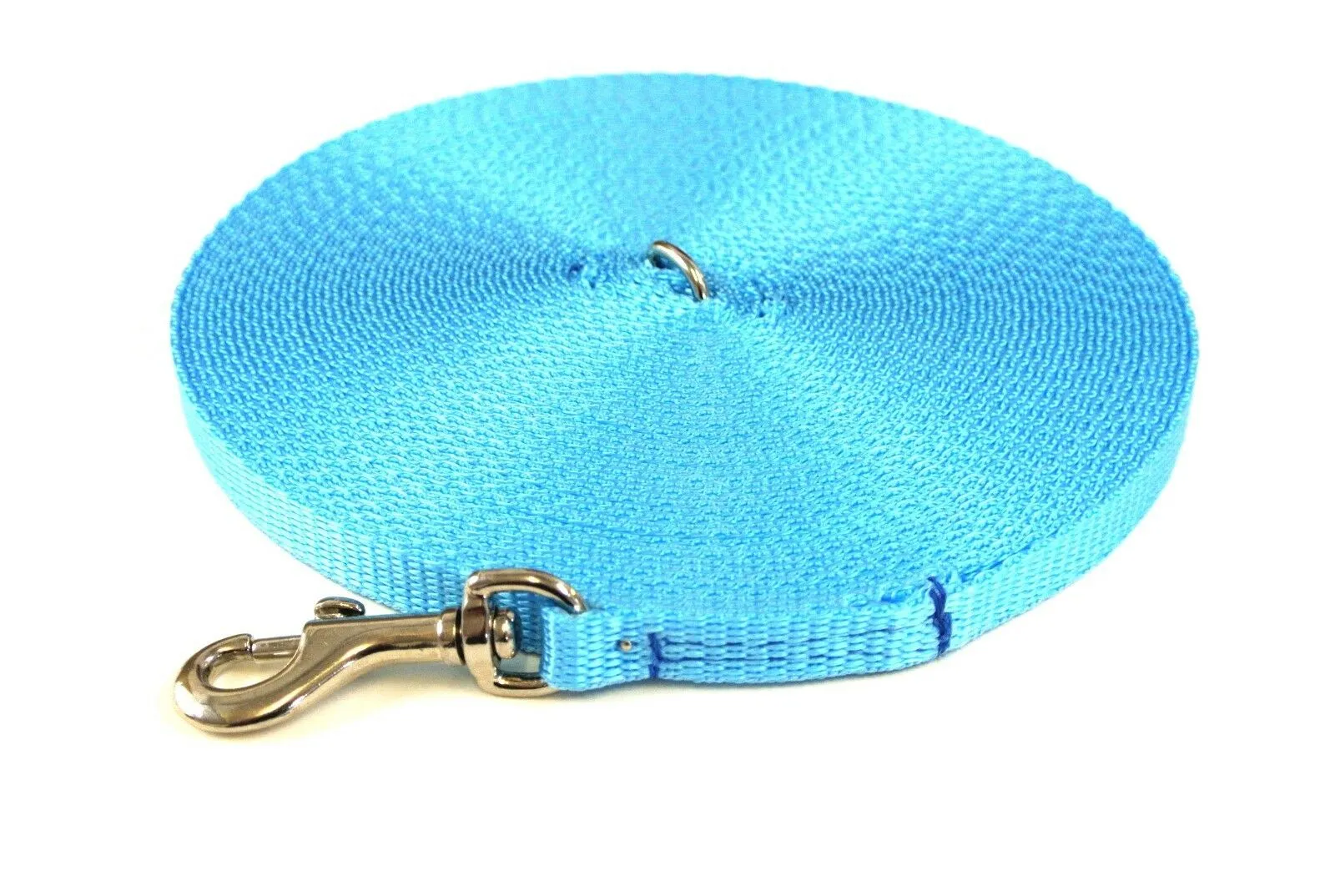 Puppy Dog Training Leads In 19 Colours 13mm Webbing 30ft - 100ft Long Leash