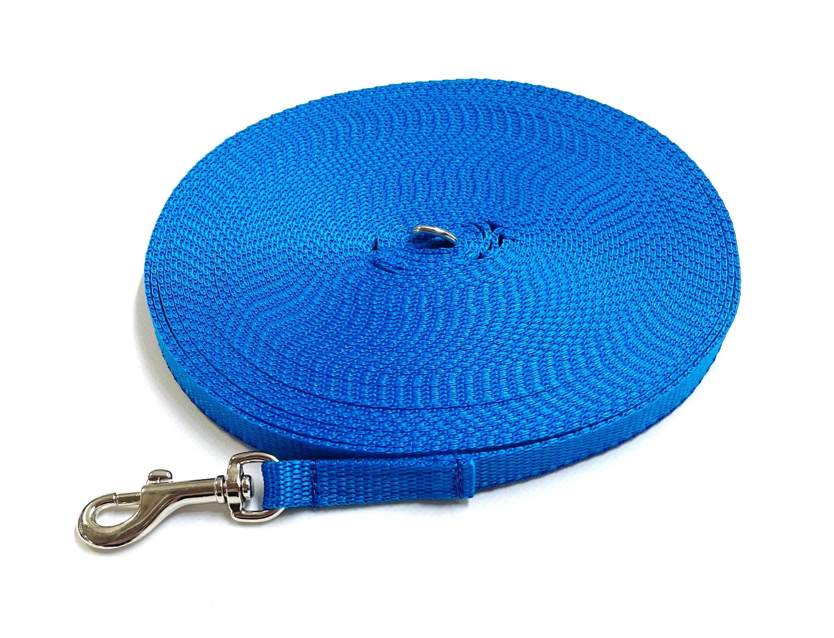 Puppy Dog Training Leads In 19 Colours 13mm Webbing 5ft - 25ft Long Leash