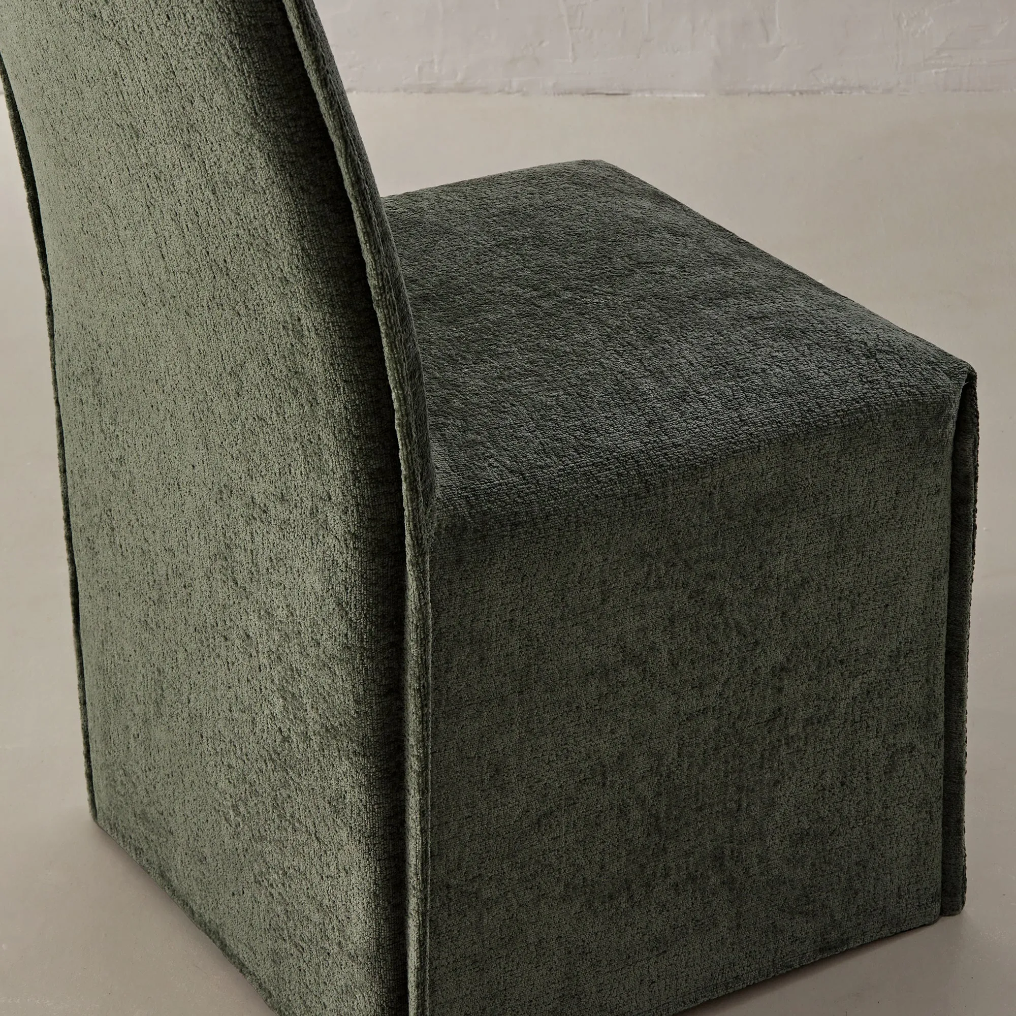 Slipcover Only - Washable Upholstered Dining Chair | 15” Back Height in Willow