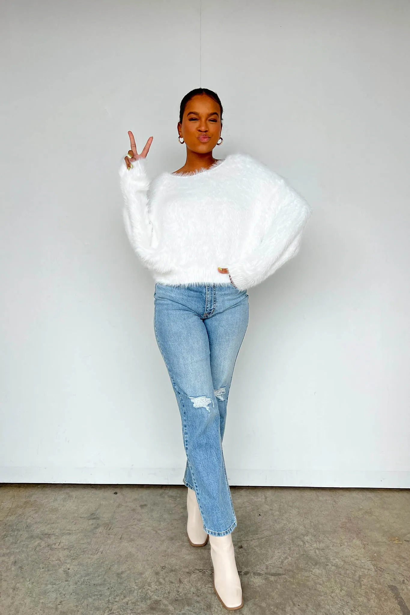 Snow Falling Sweater