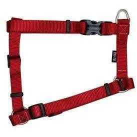 Zeus Nylon Dog Harness Deep Red